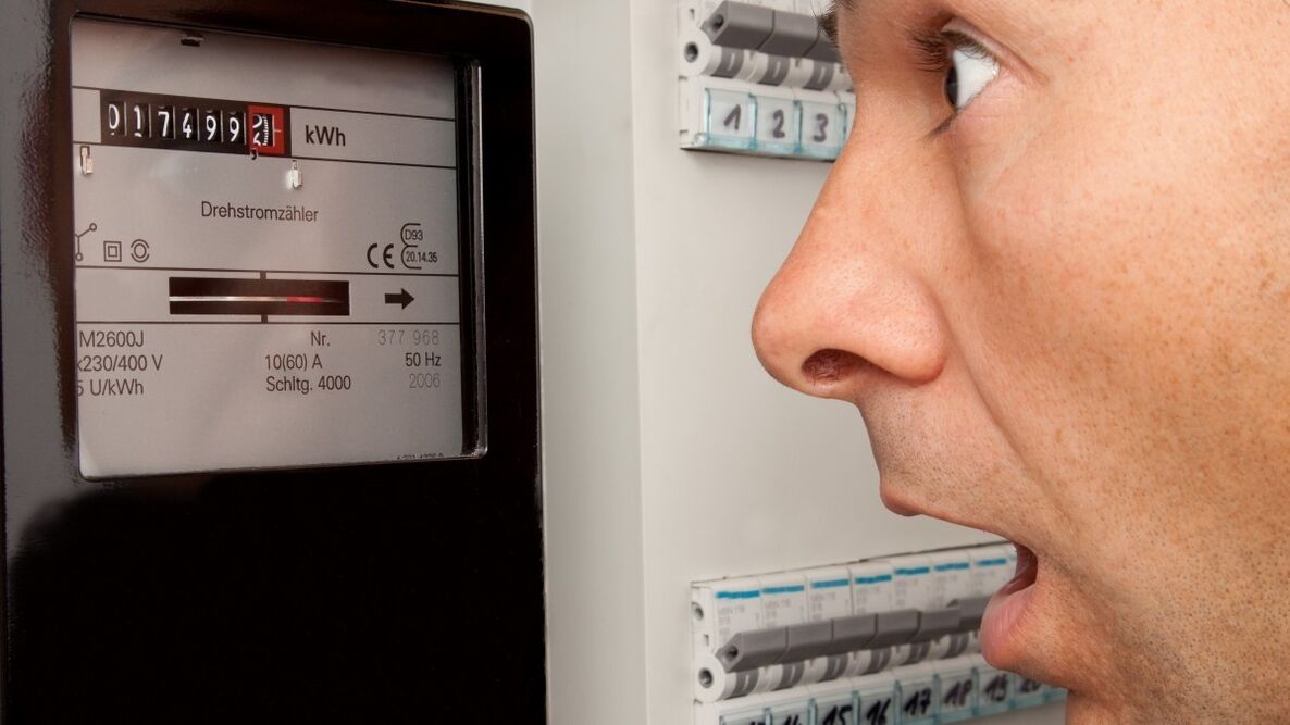 Tariffa elevata per elettricità